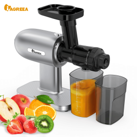 IAGREEA Horizontal Slow Juicer, An Electric Juicer For Fruits And Vegetables, Has A Reverse Function, Easy To Clean
