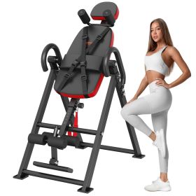 VEVOR Inversion Table Foldable Strength Training Equipment Hang Exercise Bench (Default: Default)